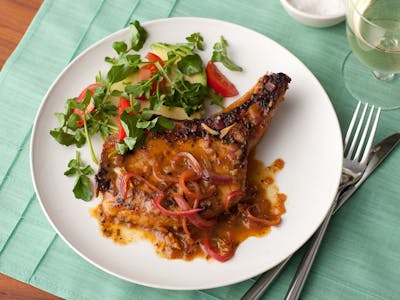 Cuban Pork Chops with Mojo