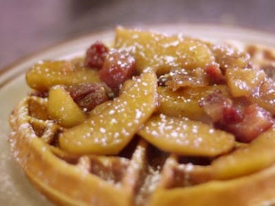 Apple Skillet Waffle