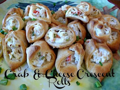 Crab & Cheese Filled Crescent Rolls Recipe