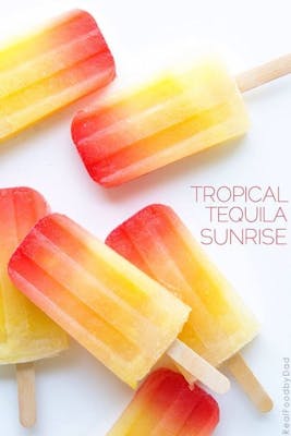 Tequila Sunrise Popsicles