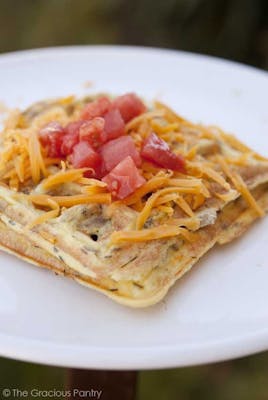 Clean Eating Waffle Iron Omelets