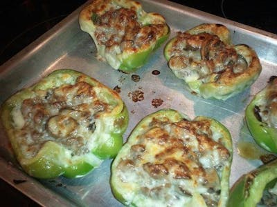 Philly Cheese Steak Stuffed Peppers