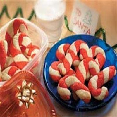 Cream Cheese Candy Cane Cookies
