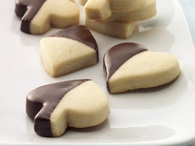 Chocolate-Dipped Shortbread Cookies