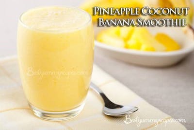 Pineapple Coconut Banana Smoothie