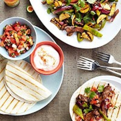 Fall Vegetable Fajitas