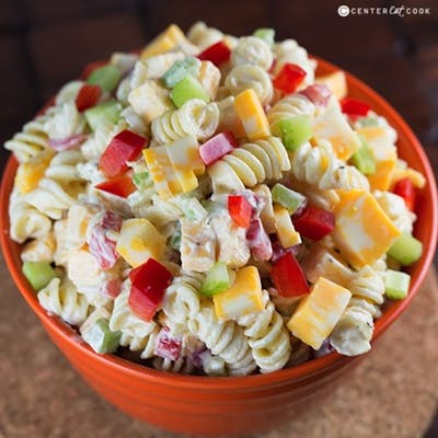 Creamy Cheddar Pasta Salad