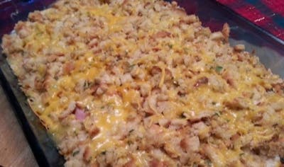 Skinny Chicken Cordon Bleu Bake