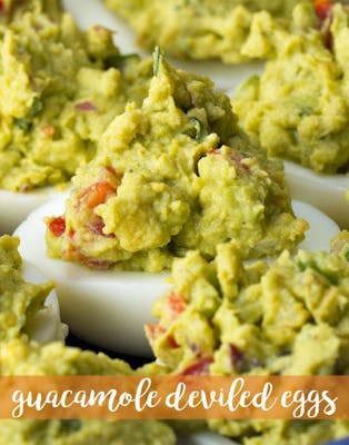 Guacamole Deviled Eggs