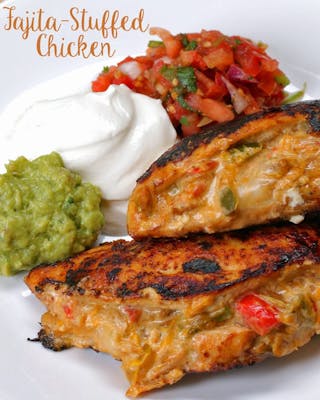 Fajita-Stuffed Chicken