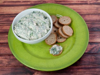 Spinach Dip with Water Chestnuts