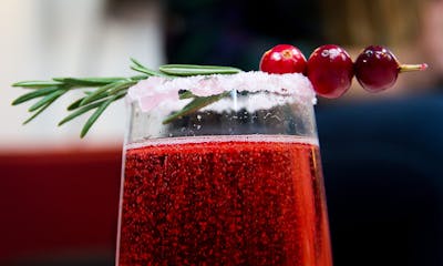 Cranberry Kir Royale