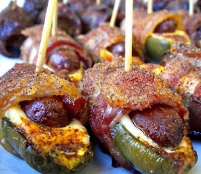 Wrapped Stuffed Jalapenos
