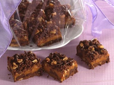 Double-Chocolate and Caramel Bars