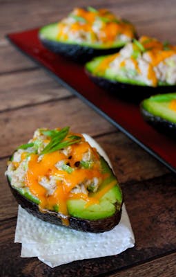 Avocado Stuffed Tuna Melts