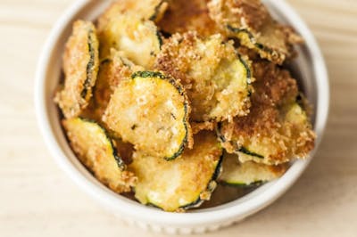 Oven Baked Zucchini Chips