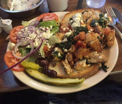 Open-Faced Steak Sandwich